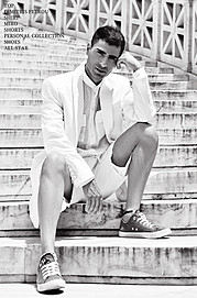 Justin Dine model (μοντέλο). Photoshoot of model Justin Dine demonstrating Editorial Modeling.Editorial Modeling Photo #105408
