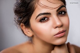Kamya Ahlawat model. Photoshoot of model Kamya Ahlawat demonstrating Face Modeling.Face Modeling Photo #209037