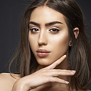Katerina Karadimas model. Photoshoot of model Katerina Karadimas demonstrating Face Modeling.Face Modeling Photo #135126