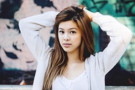 Kerr Nguyen model. Photoshoot of model Kerr Nguyen demonstrating Face Modeling.Face Modeling Photo #91389
