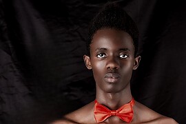 Kevin Kaunda professional male model. Photoshoot of model Kevin Kaunda demonstrating Face Modeling.Face Modeling Photo #241797