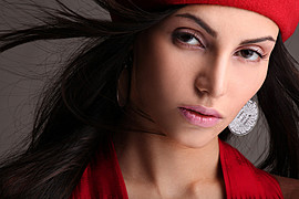 Khorvash Khayati model. Photoshoot of model Khorvash Khayati demonstrating Face Modeling.Face Modeling Photo #135159