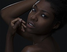 Kimberly Divad model. Photoshoot of model Kimberly Divad demonstrating Face Modeling.Face Modeling Photo #103905
