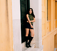 Krista Litsaj model (μοντέλο). Photoshoot of model Krista Litsaj demonstrating Fashion Modeling.Fashion Modeling Photo #241543
