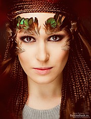 Ksenia Korneychuk model & fashion designer (Ксения Корнейчук модель & модельер). Photoshoot of model Ksenia Korneychuk demonstrating Face Modeling.Face Modeling Photo #104180