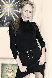 Kseniia Rebenko model (Ксения Ребенко modèle). Photoshoot of model Kseniia Rebenko demonstrating Face Modeling.Face Modeling Photo #74192