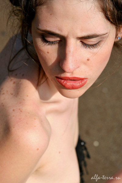 Kseniia Rebenko model (Ксения Ребенко mod&#232;le). Photoshoot of model Kseniia Rebenko demonstrating Face Modeling.Face Modeling Photo #74192