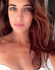 Lara Riad model. Photoshoot of model Lara Riad demonstrating Face Modeling.EarringsFace Modeling Photo #157461