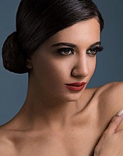 Lara Riad model. Lara Riad demonstrating Face Modeling, in a photoshoot by Hady Geneidi.photographer: Hady Geneidi stylist: Nour Bayadi hair: Mohamed Al SagheerFace Modeling Photo #157426