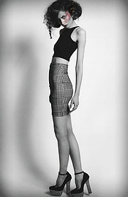 Larissa Portolani model (modelo). Modeling work by model Larissa Portolani. Photo #198754