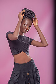 Laura Auma Ogendo is a proffessional Kenyan model. based in Mombasa. She has experience in High fashion modelling( commercial and runway mod