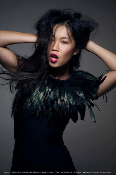 Lisa Ma model. Photoshoot of model Lisa Ma demonstrating Face Modeling.Face Modeling Photo #71433