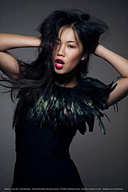 Lisa Ma model. Photoshoot of model Lisa Ma demonstrating Face Modeling.Face Modeling Photo #71433