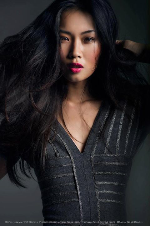 Lisa Ma model. Photoshoot of model Lisa Ma demonstrating Face Modeling.Face Modeling Photo #71435