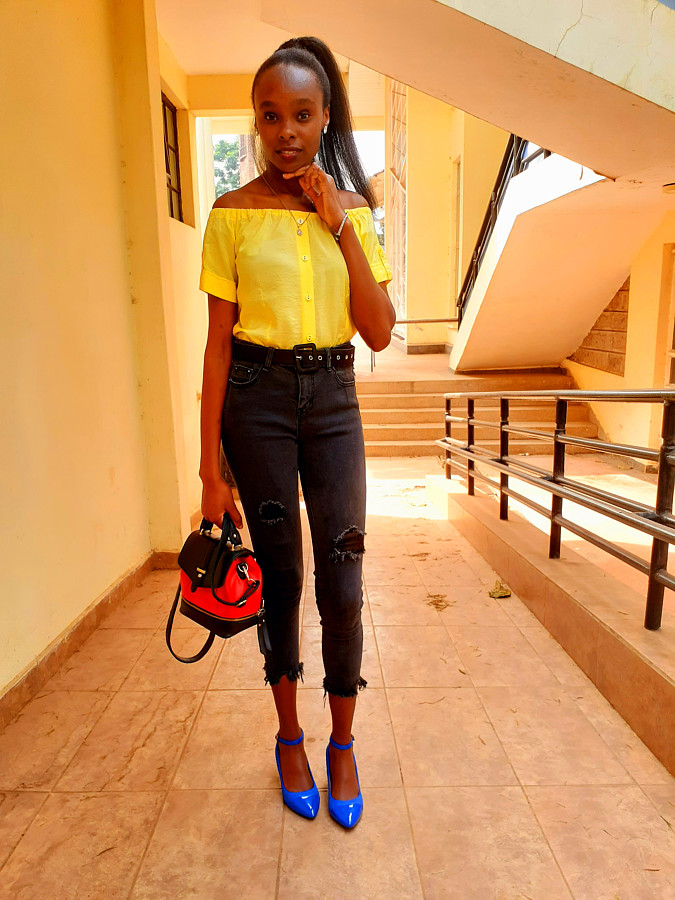 Lisper Mwendwa model. Photoshoot of model Lisper Mwendwa demonstrating Fashion Modeling.Fashion Modeling Photo #225428