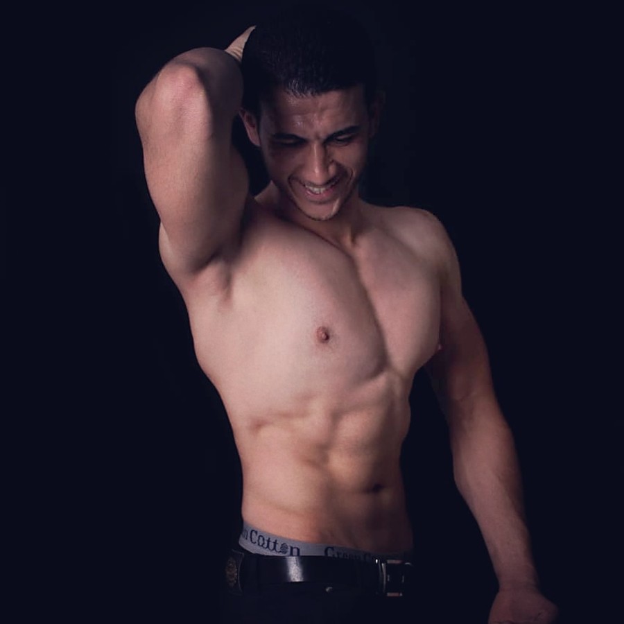 Mahmoud Elshreef model. Photoshoot of model Mahmoud Elshreef demonstrating Body Modeling.Body Modeling Photo #200681