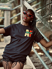 Makeda James model. Makeda James demonstrating Fashion Modeling, in a photoshoot by - Simply Captured.South Side Boutique OutfitPhotographer - Simply CapturedFashion Modeling Photo #246526