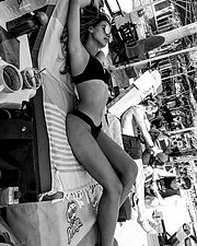 Maria Chartsili model (μοντέλο). Photoshoot of model Maria Chartsili demonstrating Body Modeling.Body Modeling Photo #226317