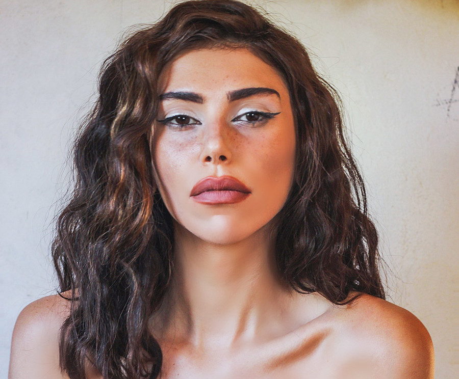 Maria Fotoy model (Μαρία Φώτου μοντέλο). Photoshoot of model Maria Fotoy demonstrating Face Modeling.@hrw_f @click_it_photogrFace Modeling Photo #228183