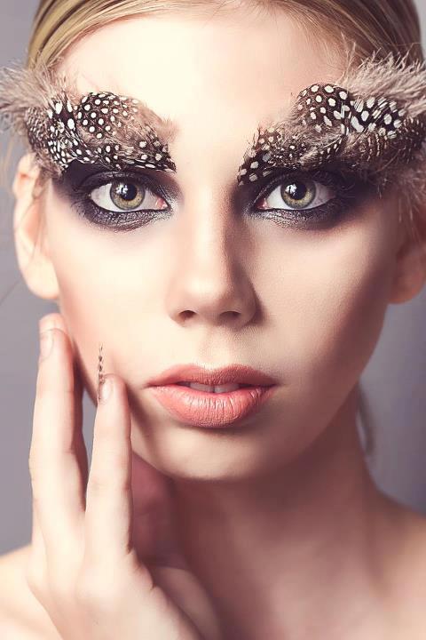 Marisol Calvert model. Photoshoot of model Marisol Calvert demonstrating Face Modeling.Eyebrow ExtensionsFace Modeling Photo #78458
