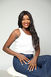 Mary Thuo model. Photoshoot of model Mary Thuo demonstrating Face Modeling.Face Modeling Photo #246589