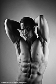Matt Chambers model. Matt Chambers demonstrating Body Modeling, in a photoshoot by Clayton Cooper.photographer: Clayton CooperBody Modeling Photo #168168