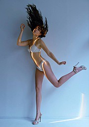 Meaghan Monaghan model. Meaghan Monaghan demonstrating Body Modeling, in a photoshoot by Kaz Chiba.photographer Kaz ChibaBody Modeling Photo #111877