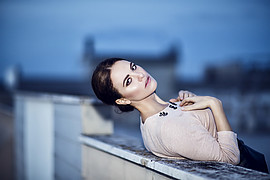 Melania Dalla Costa actress & model. Photoshoot of model Melania Dalla Costa demonstrating Face Modeling.Melania Dalla CostaFace Modeling Photo #206466
