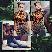 Menna Yehia model. Photoshoot of model Menna Yehia demonstrating Face Modeling.Face Modeling Photo #225394