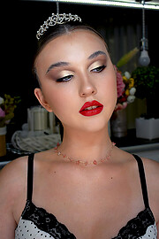 Mikaella Bratu pro makeup artist. Work by makeup artist Mikaella Bratu demonstrating Bridal Makeup.Bridal Makeup Photo #236971
