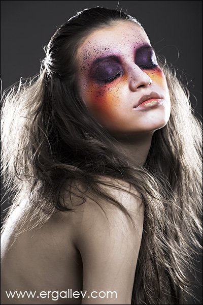 Miroslava Badikova model (модель). Photoshoot of model Miroslava Badikova demonstrating Face Modeling.Face Modeling Photo #77949