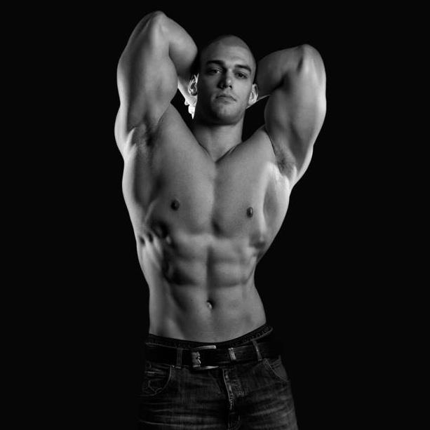 Mischa Janiec natural bodybuilder. Photoshoot of model Mischa Janiec demonstrating Body Modeling.Body Modeling Photo #73677