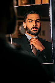 Mohamed Etman model. Photoshoot of model Mohamed Etman demonstrating Face Modeling.Face Modeling Photo #238622