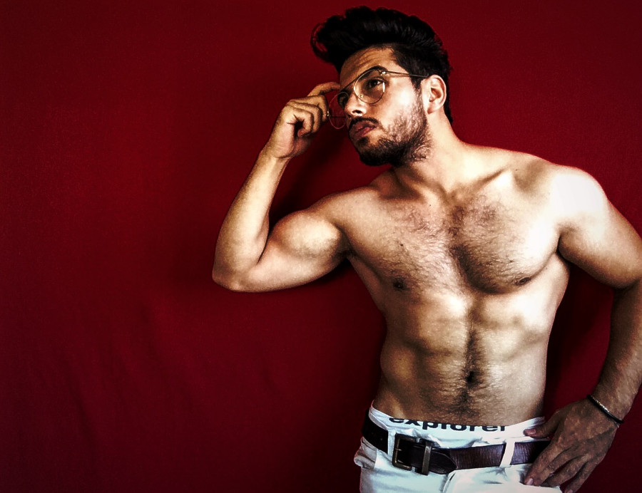 Mohammed Modar model. Photoshoot of model Mohammed Modar demonstrating Body Modeling.Body Modeling Photo #201201