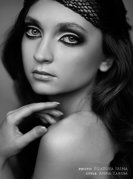 Natalia Gautier model (модель). Photoshoot of model Natalia Gautier demonstrating Face Modeling.Face Modeling Photo #70668