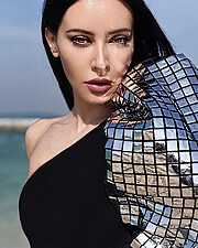 Nesrin Sanad model actress influencer. Photoshoot of model Nesrin Sanad demonstrating Editorial Modeling.Fashion EditorialEditorial Modeling Photo #239255