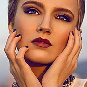 Nikolina Begovac model. Photoshoot of model Nikolina Begovac demonstrating Face Modeling.Face Modeling Photo #129263