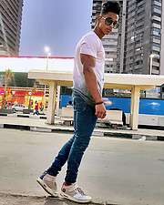 Omar Fitt is a model based in Cairo. Omar has wan the MucsleMania Arabia title and is experienced in body building. His modeling experience
