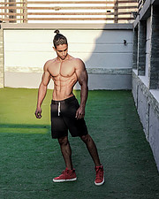 Omar Khaled Hussein model. Photoshoot of model Omar Khaled Hussein demonstrating Body Modeling.Body Modeling Photo #217133