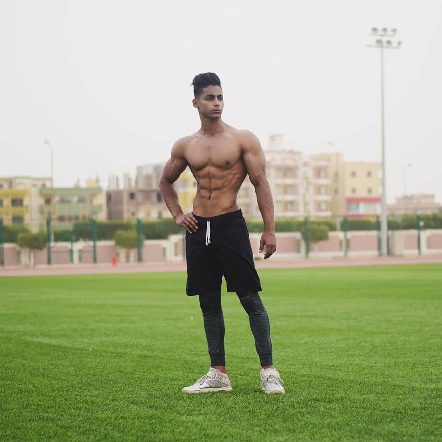 Omar Khaled Hussein model. Photoshoot of model Omar Khaled Hussein demonstrating Body Modeling.Body Modeling Photo #217134