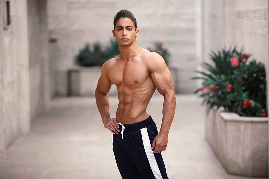 Omar Khaled Hussein model. Photoshoot of model Omar Khaled Hussein demonstrating Body Modeling.Body Modeling Photo #217135