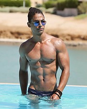 Omar Khaled Hussein model. Photoshoot of model Omar Khaled Hussein demonstrating Body Modeling.Body Modeling Photo #217142