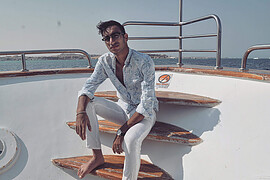 Omar Khaled model. Photoshoot of model Omar Khaled demonstrating Fashion Modeling.Fashion Modeling Photo #236951