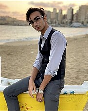 Omar Khaled model. Photoshoot of model Omar Khaled demonstrating Fashion Modeling.Fashion Modeling Photo #236952