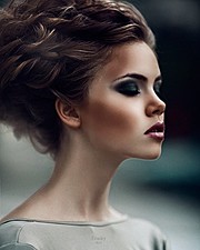 Polina Smirnova model (модель). Photoshoot of model Polina Smirnova demonstrating Face Modeling.Face Modeling Photo #111997