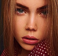 Polina Smirnova model (модель). Photoshoot of model Polina Smirnova demonstrating Face Modeling.Face Modeling Photo #134935