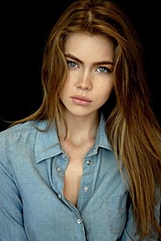 Polina Smirnova model (модель). Photoshoot of model Polina Smirnova demonstrating Face Modeling.Face Modeling Photo #172241