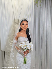 Rasha Petros makeup artist. Work by makeup artist Rasha Petros demonstrating Bridal Makeup.Bridal Makeup Photo #249374