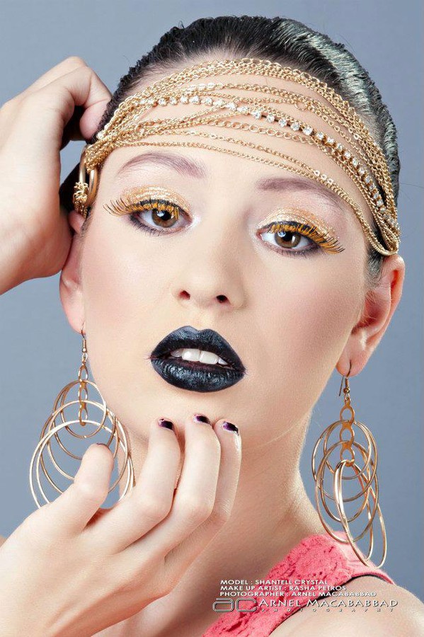 Rasha Petros makeup artist. makeup by makeup artist Rasha Petros.Earrings Photo #54952