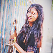 Rhea Mohan model. Photoshoot of model Rhea Mohan demonstrating Face Modeling.Face Modeling Photo #241551